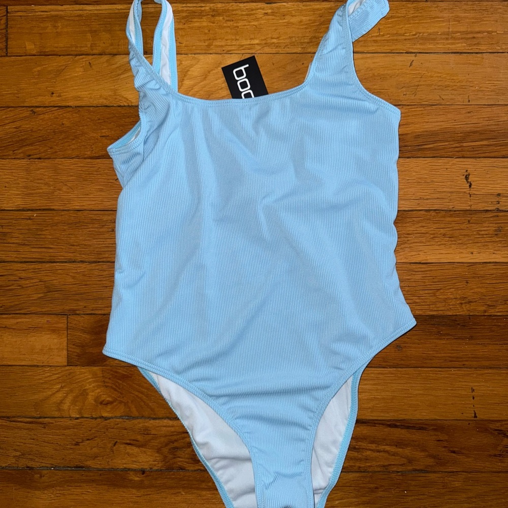 NWT Boohoo Baby Powder Blue Swimwear